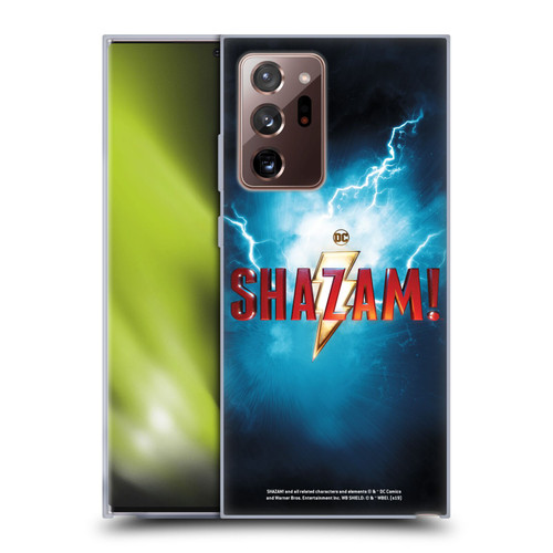 Shazam! 2019 Movie Logos Poster Soft Gel Case for Samsung Galaxy Note20 Ultra / 5G