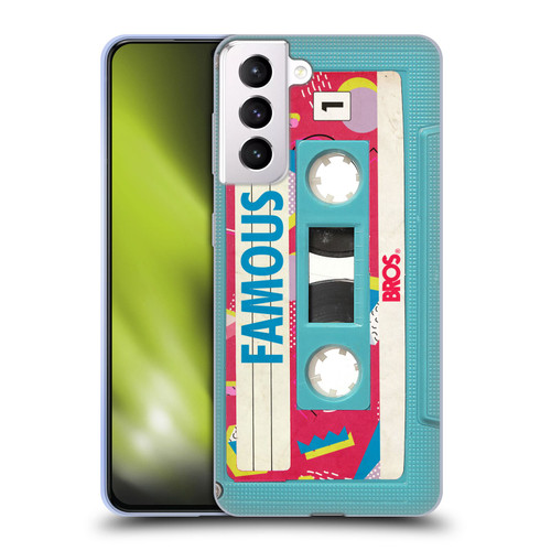 BROS Vintage Cassette Tapes When Will I Be Famous Soft Gel Case for Samsung Galaxy S21+ 5G