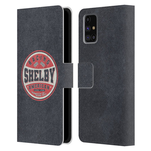 Shelby Logos Vintage Badge Leather Book Wallet Case Cover For Samsung Galaxy M31s (2020)