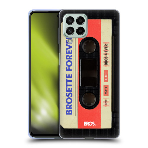 BROS Vintage Cassette Tapes Brosette Forever Soft Gel Case for Samsung Galaxy M53 (2022)