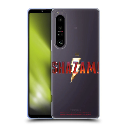 Shazam! 2019 Movie Logos Main Soft Gel Case for Sony Xperia 1 IV