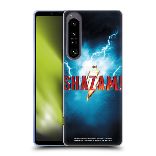 Shazam! 2019 Movie Logos Poster Soft Gel Case for Sony Xperia 1 IV