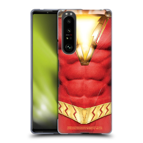 Shazam! 2019 Movie Logos Costume Soft Gel Case for Sony Xperia 1 III