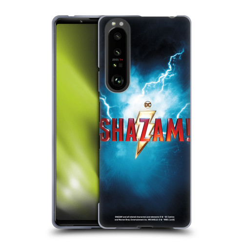 Shazam! 2019 Movie Logos Poster Soft Gel Case for Sony Xperia 1 III