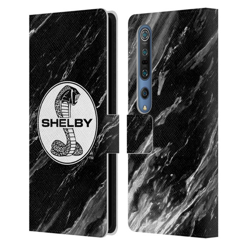 Shelby Logos Marble Leather Book Wallet Case Cover For Xiaomi Mi 10 5G / Mi 10 Pro 5G