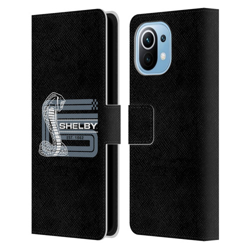 Shelby Logos CS Super Snake Leather Book Wallet Case Cover For Xiaomi Mi 11