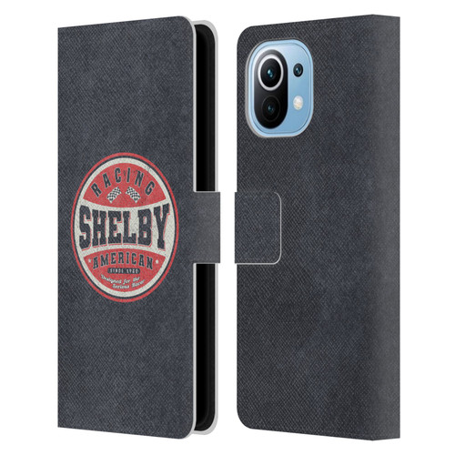 Shelby Logos Vintage Badge Leather Book Wallet Case Cover For Xiaomi Mi 11