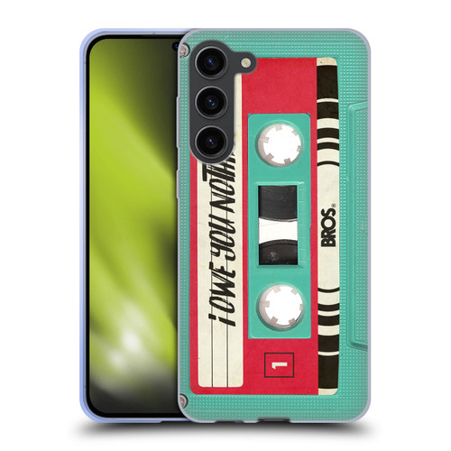 BROS Vintage Cassette Tapes I Owe You Nothing Soft Gel Case for Samsung Galaxy S23+ 5G