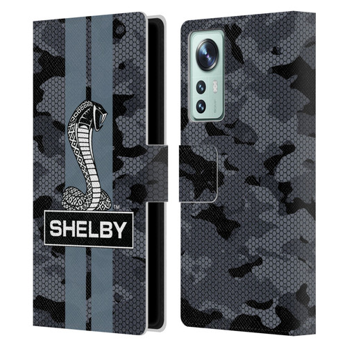 Shelby Logos Camouflage Leather Book Wallet Case Cover For Xiaomi 12