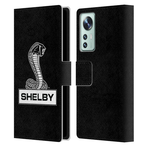 Shelby Logos Plain Leather Book Wallet Case Cover For Xiaomi 12