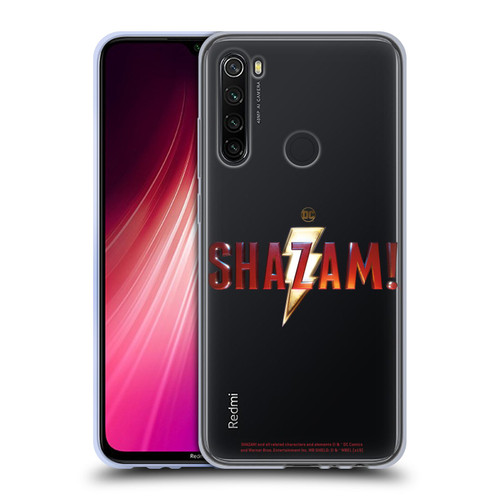 Shazam! 2019 Movie Logos Main Soft Gel Case for Xiaomi Redmi Note 8T