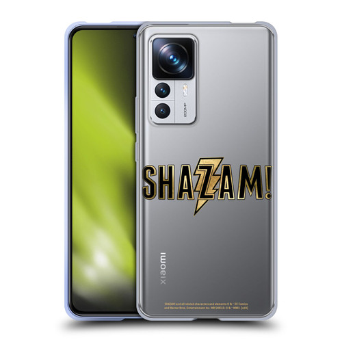 Shazam! 2019 Movie Logos Gold Soft Gel Case for Xiaomi 12T Pro