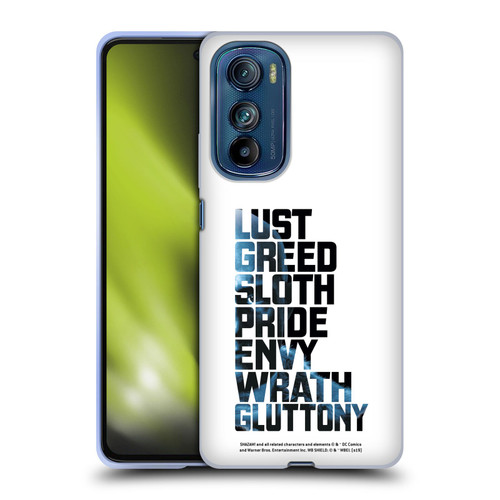 Shazam! 2019 Movie Villains 7 Deadly Sins Soft Gel Case for Motorola Edge 30