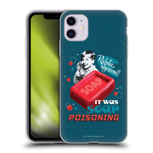 A Christmas Story Composed Art Alfie Soap Soft Gel Case for Apple iPhone 11
