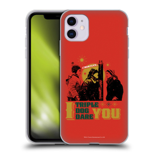 A Christmas Story Composed Art Triple Dog Dare Soft Gel Case for Apple iPhone 11