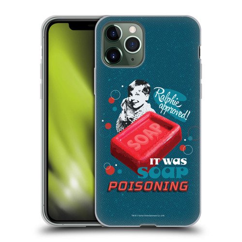 A Christmas Story Composed Art Alfie Soap Soft Gel Case for Apple iPhone 11 Pro