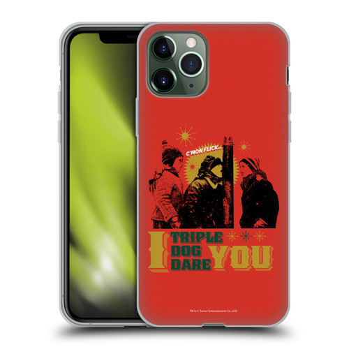 A Christmas Story Composed Art Triple Dog Dare Soft Gel Case for Apple iPhone 11 Pro
