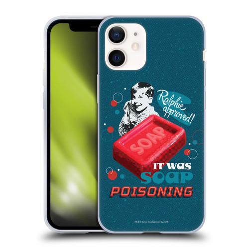 A Christmas Story Composed Art Alfie Soap Soft Gel Case for Apple iPhone 12 Mini