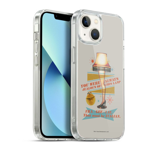 A Christmas Story Composed Art Leg Lamp Soft Gel Case for Apple iPhone 13