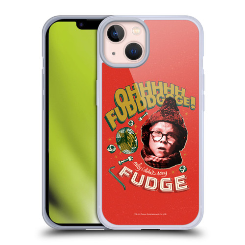 A Christmas Story Composed Art Oh Fudge Soft Gel Case for Apple iPhone 13
