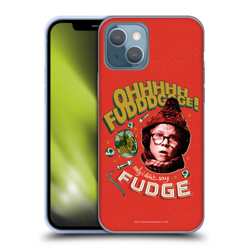 A Christmas Story Composed Art Oh Fudge Soft Gel Case for Apple iPhone 13