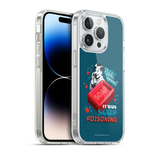 A Christmas Story Composed Art Alfie Soap Soft Gel Case for Apple iPhone 13 Pro & MagSafe