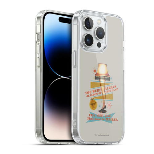 A Christmas Story Composed Art Leg Lamp Soft Gel Case for Apple iPhone 13 Pro & MagSafe