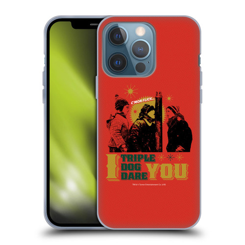 A Christmas Story Composed Art Triple Dog Dare Soft Gel Case for Apple iPhone 13 Pro