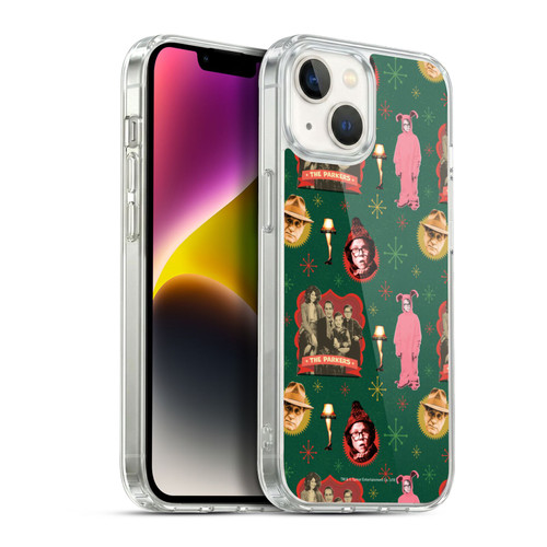 A Christmas Story Composed Art Alfie Family Pattern Soft Gel Case for Apple iPhone 14