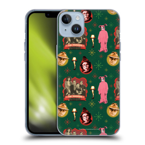 A Christmas Story Composed Art Alfie Family Pattern Soft Gel Case for Apple iPhone 14 Plus