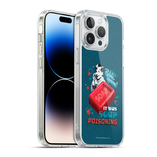 A Christmas Story Composed Art Alfie Soap Soft Gel Case for Apple iPhone 14 Pro Max & MagSafe