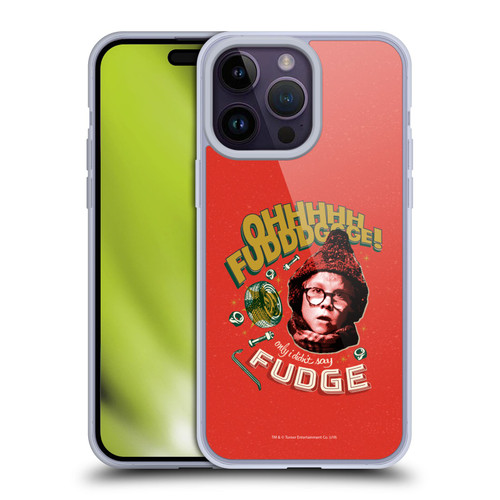 A Christmas Story Composed Art Oh Fudge Soft Gel Case for Apple iPhone 14 Pro Max