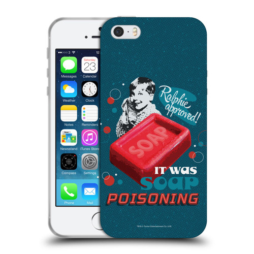 A Christmas Story Composed Art Alfie Soap Soft Gel Case for Apple iPhone 5 / 5s / iPhone SE 2016