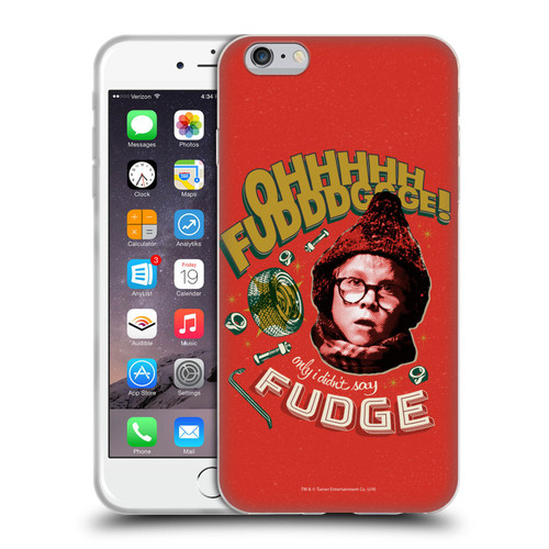 A Christmas Story Composed Art Oh Fudge Soft Gel Case for Apple iPhone 6 Plus / iPhone 6s Plus