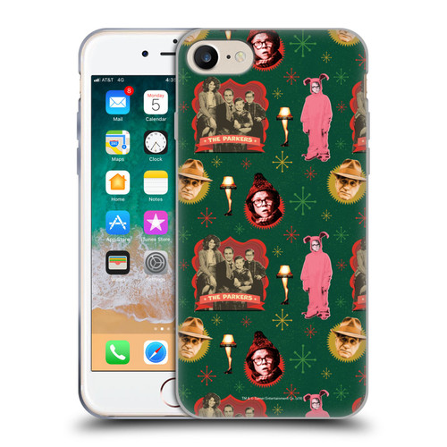 A Christmas Story Composed Art Alfie Family Pattern Soft Gel Case for Apple iPhone 7 / 8 / SE 2020 & 2022