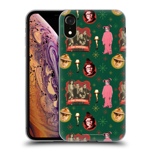 A Christmas Story Composed Art Alfie Family Pattern Soft Gel Case for Apple iPhone XR