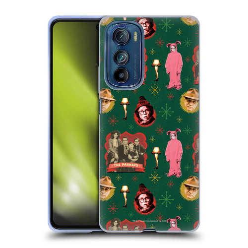 A Christmas Story Composed Art Alfie Family Pattern Soft Gel Case for Motorola Edge 30