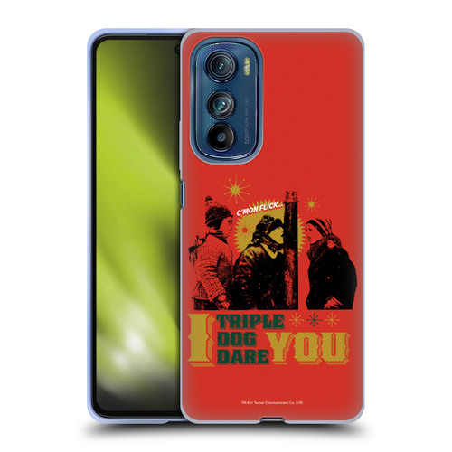 A Christmas Story Composed Art Triple Dog Dare Soft Gel Case for Motorola Edge 30