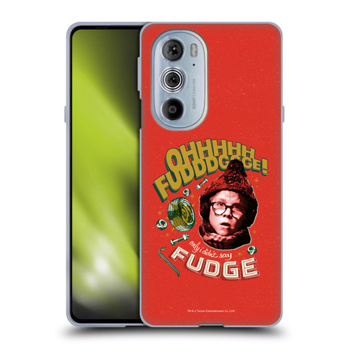 A Christmas Story Composed Art Oh Fudge Soft Gel Case for Motorola Edge X30