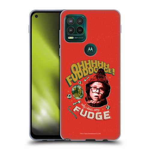 A Christmas Story Composed Art Oh Fudge Soft Gel Case for Motorola Moto G Stylus 5G 2021
