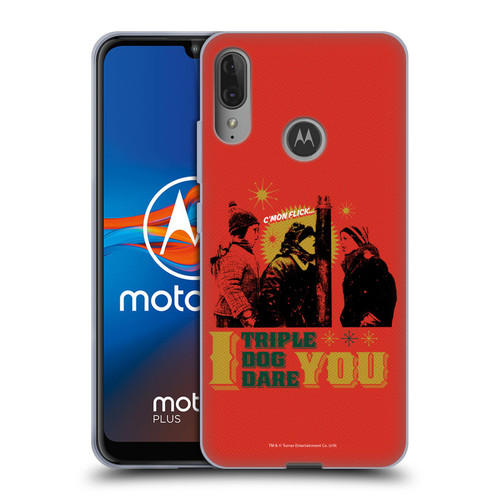 A Christmas Story Composed Art Triple Dog Dare Soft Gel Case for Motorola Moto E6 Plus