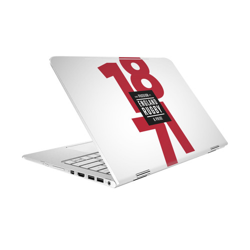 England Rugby Union Logo Art and Typography 1871 Passion And Pride Vinyl Sticker Skin Decal Cover for HP Spectre Pro X360 G2