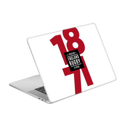 England Rugby Union Logo Art and Typography 1871 Passion And Pride Vinyl Sticker Skin Decal Cover for Apple MacBook Pro 15.4" A1707/A1990