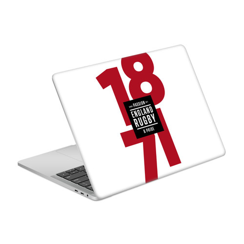 England Rugby Union Logo Art and Typography 1871 Passion And Pride Vinyl Sticker Skin Decal Cover for Apple MacBook Pro 13.3" A1708