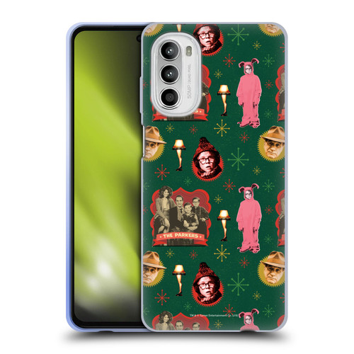 A Christmas Story Composed Art Alfie Family Pattern Soft Gel Case for Motorola Moto G52