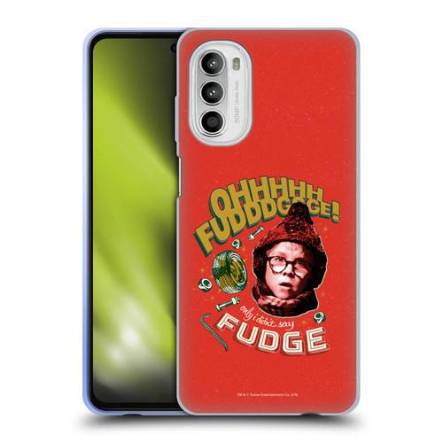 A Christmas Story Composed Art Oh Fudge Soft Gel Case for Motorola Moto G52
