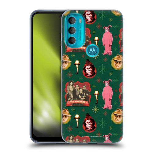 A Christmas Story Composed Art Alfie Family Pattern Soft Gel Case for Motorola Moto G71 5G
