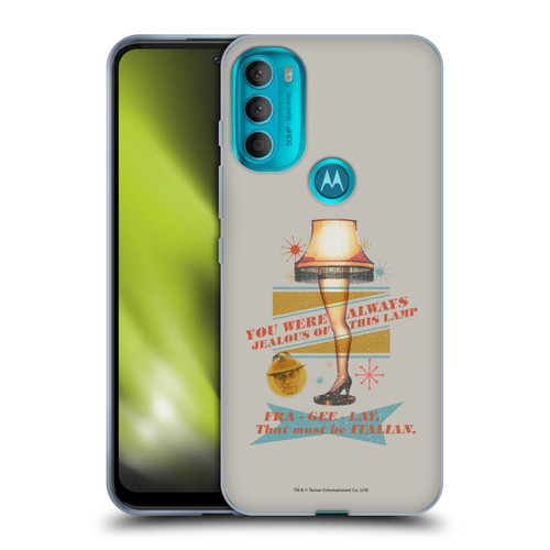 A Christmas Story Composed Art Leg Lamp Soft Gel Case for Motorola Moto G71 5G