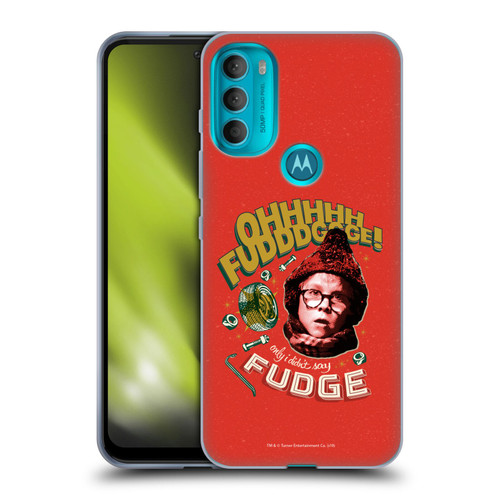 A Christmas Story Composed Art Oh Fudge Soft Gel Case for Motorola Moto G71 5G