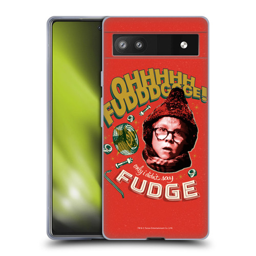 A Christmas Story Composed Art Oh Fudge Soft Gel Case for Google Pixel 6a